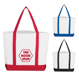 3008 - Pocket Shopper Tote Bag