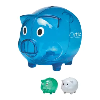 4062 - Plastic Piggy Bank