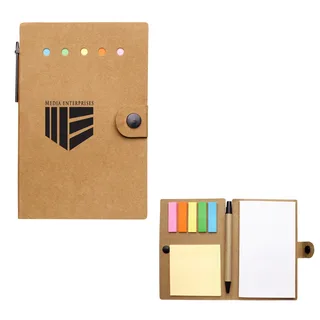 1350 - Small Snap Notebook With Desk Essentials