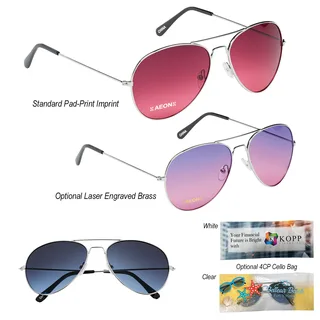 6254 - Ocean Gradient Aviator Sunglasses