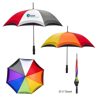 4151 - 46" Arc Rainbow Umbrella