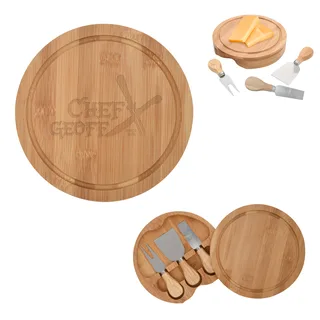 2276 - 3-Piece Bamboo Cheese Server Kit
