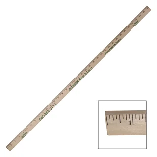 0YD356P - 1/4" Thick Natural Yardstick