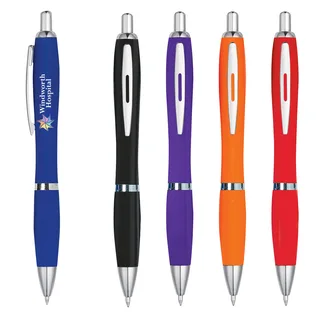 11155 - Satin Pen With Antimicrobial Additive