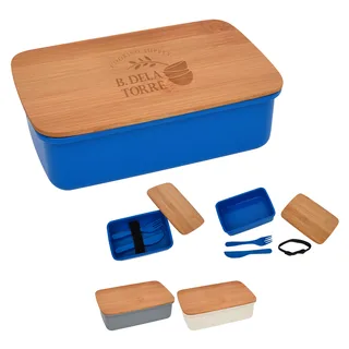 76251 - Harvest Lunch Set With Bamboo Lid