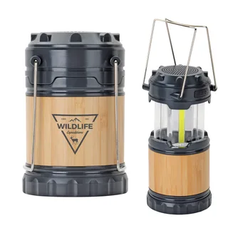 20025 - Bamboo Pop-Up Lantern With Speaker