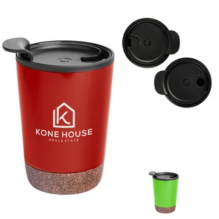 50144 - 10 Oz. Stainless Steel Zoe Tumbler With Cork Base