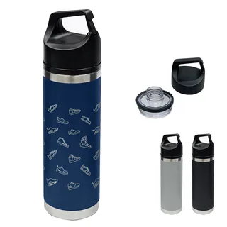 501150 - 18 Oz. Full Laser Davenport Stainless Steel Bottle