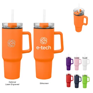 50078 - 40 Oz. Quest Recycled Stainless Steel Tumbler