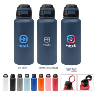 50408 - 32 Oz. Pop Sip Recycled Stainless Steel Bottle