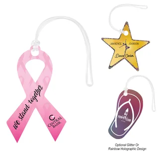 75204 - Acrylic Luggage Tag - Custom Shapes 9"