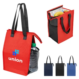 35087 - Dimples rPET Non-Woven Cooler Tote Bag