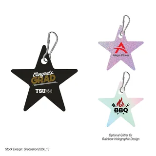 75210 - Acrylic Zipper Pull - Star