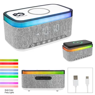 25250 - Rise & Shine Clock With Light-Up Speaker & Charger