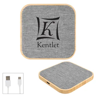 25204 - 15W Bamboo & rPET Wireless Charger