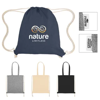 3242 - Arden Recycled Cotton Drawstring Bag