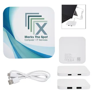 22456 - Power Up 2-Port USB Hub & Charging Pad 2.0