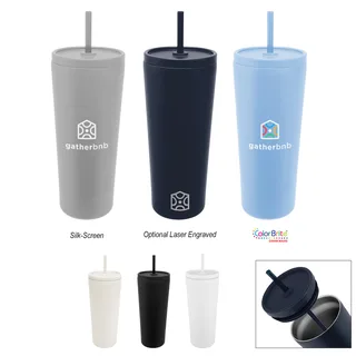 50307 - 24 Oz. Brooklyn Recycled Stainless Steel Tumbler
