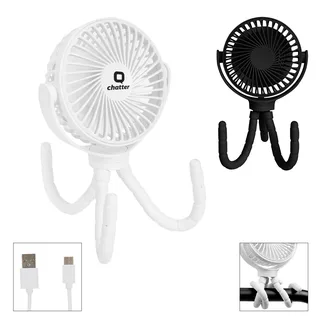 80287 - Portable Rechargeable Fan With Flexible Tripod