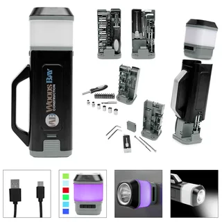 20095 - 24-Piece Tool Set With Rechargeable LED Light