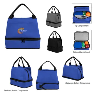 35150 - Denson rPET Expandable Dual Compartment Cooler Bag