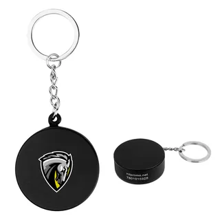 20116 - Hockey Puck Stress Reliever Keychain