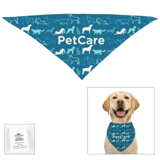 80034 - Full Color Large Triangle rPET Pet Bandana
