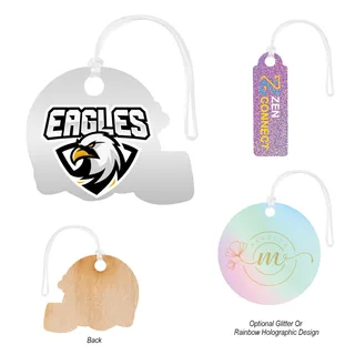 75221 - Full Color Wood Luggage Tag - 9"