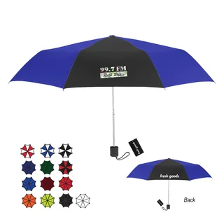 59922 - Fresh Goods 42" Arc Budget Telescopic Umbrella