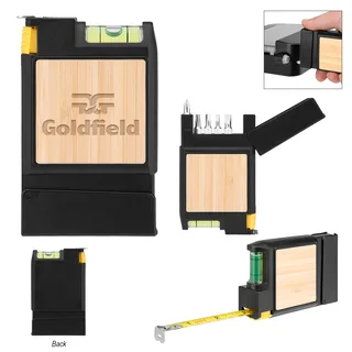 22353 - Bruce 7-In-1 Bamboo Multi-Tool Tape Measure