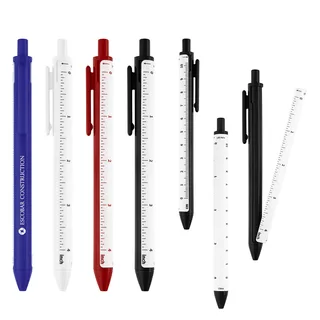 12024 - Straight Line Pen With 4" Ruler