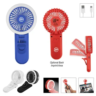 80290 - Ring Light Fan For Phone & Laptop