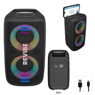 25639 - Wireless Speaker Tower With Phone Holder
