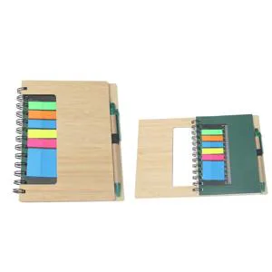 CP23528 - Cuaderno Espiral con Caratula de Bambu