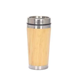 CP21661 - Tumbler de Acero y Bambú