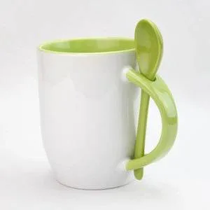 CP21697 - Taza de Cerámica con Cuchara