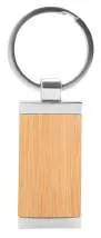 CP12824 - LLAVERO DE MADERA COLOR NATURAL, RECTAN.