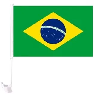 CP13303 - BANDERA PARA AUTOS, CON VARILLA PLASTICA QUE LA SOSTIENE.