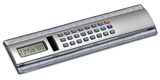 CP24331 - REGLA CON CALCULADORA DE 8".